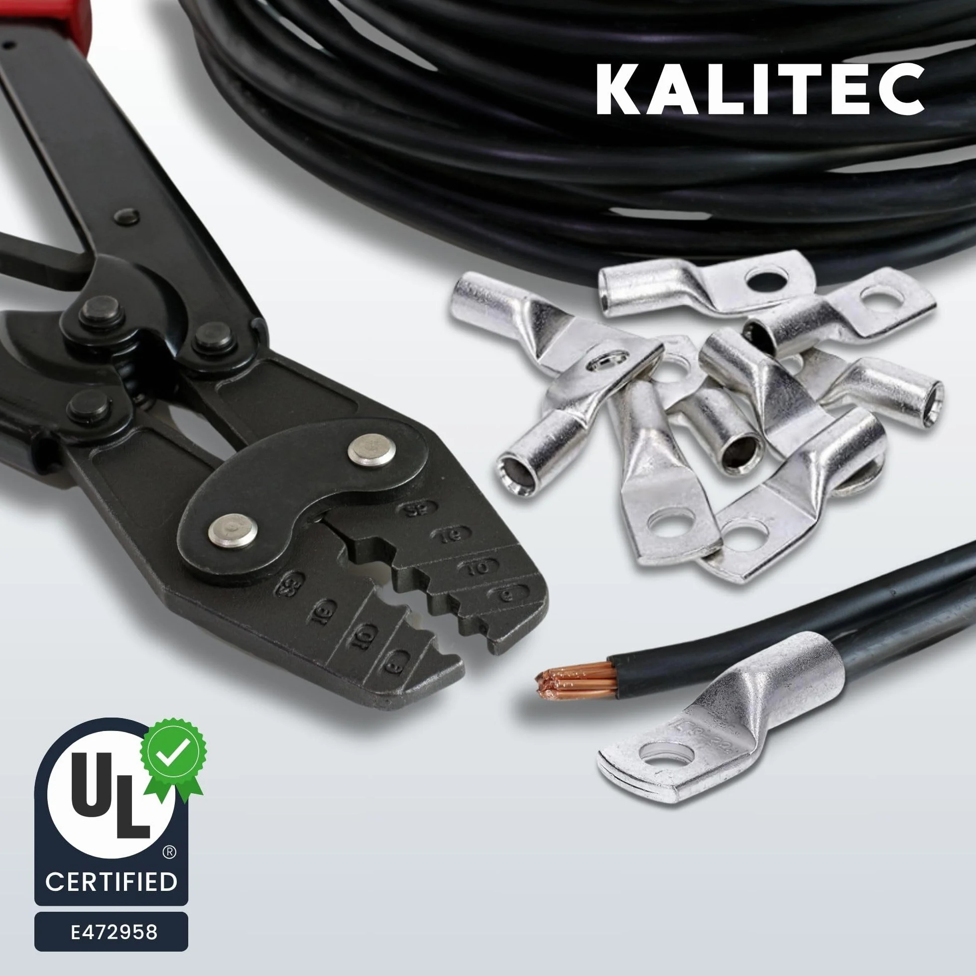 Kalitec HR16-8 końcówki kablowe 16 mm² M8 standardowe
