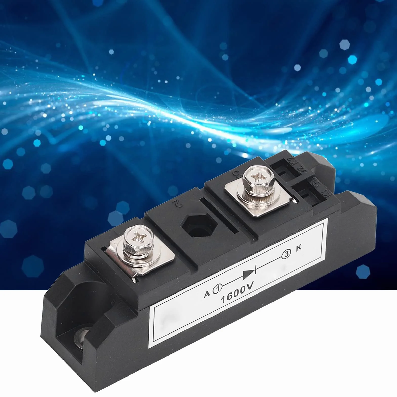 Mostek Prostowniczy 3-Fazowy 110A 1600V, Moduł Mocy Diodowej z 2 Zaciskami, Mostek Prostowniczy Przemysłowy, MD110A