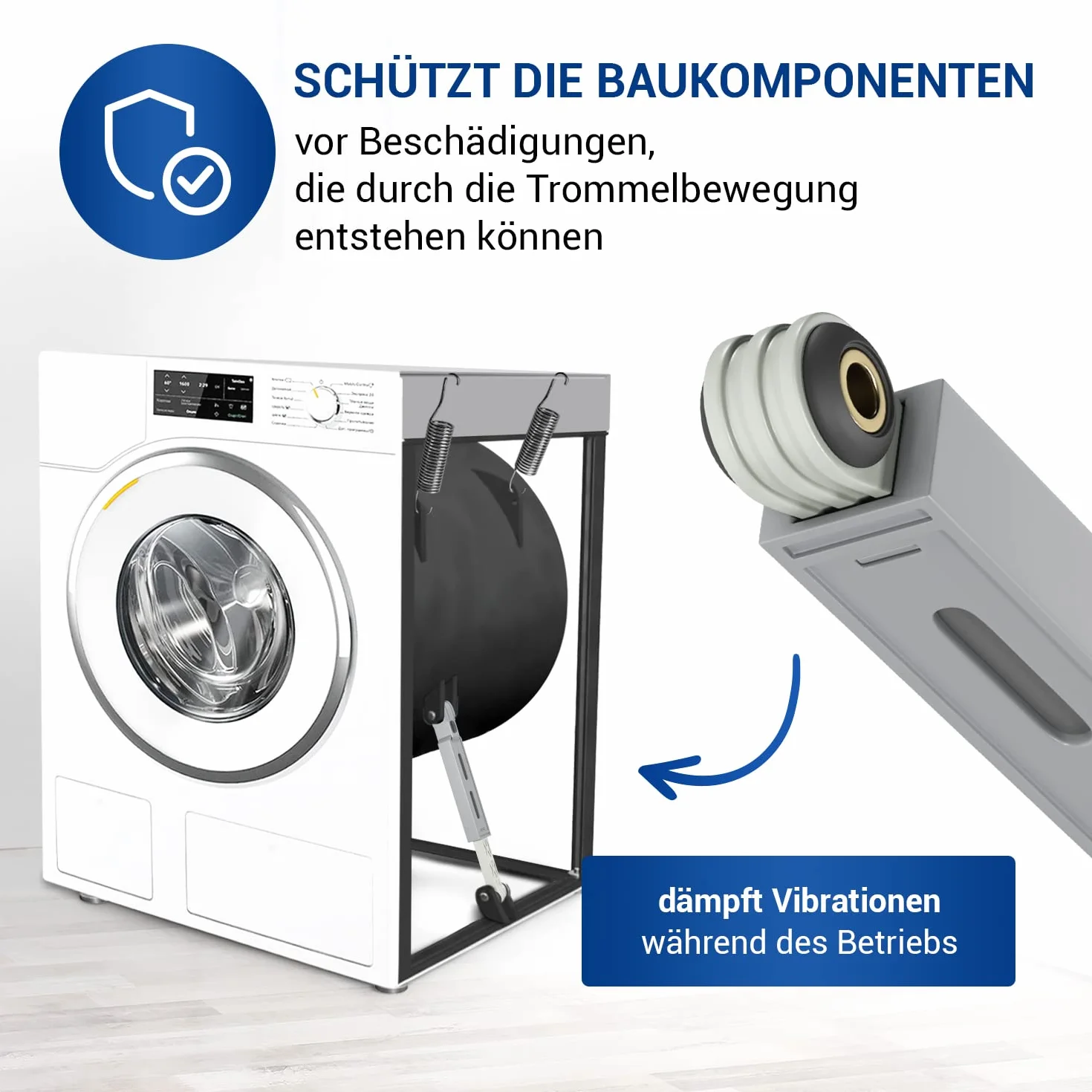 ZESTAW 3x amortyzatory typu Bosch 00742719 do pralki