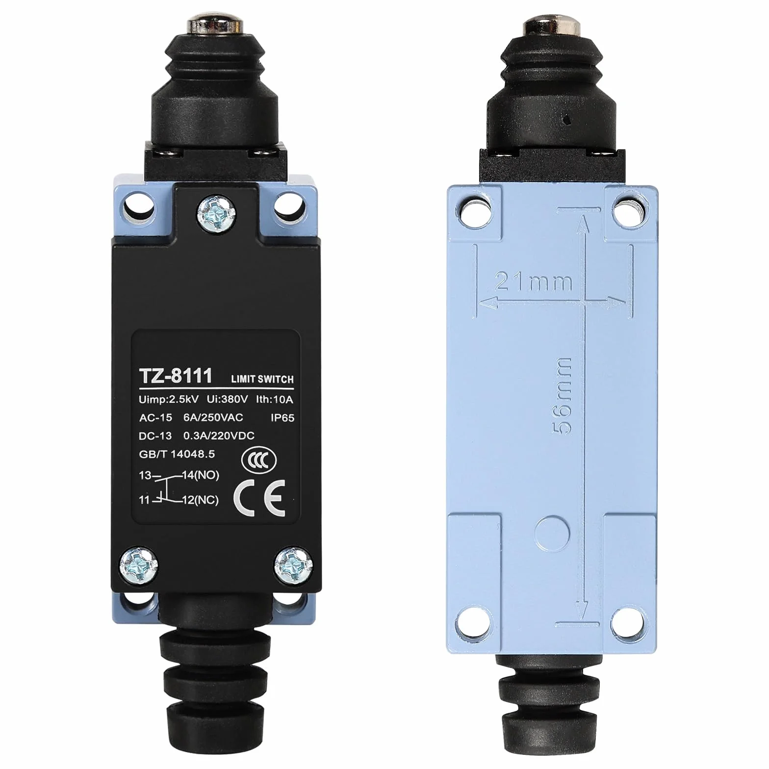 DEWIN TZ-8111 wyłącznik krańcowy samonastawny AC250V 6A
