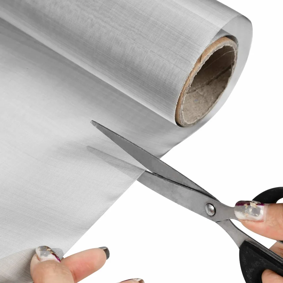 Siatka metalowa 200 Mesh TIMESETL 30 x 100 cm, siatka ze stali nierdzewnej filtracyjna