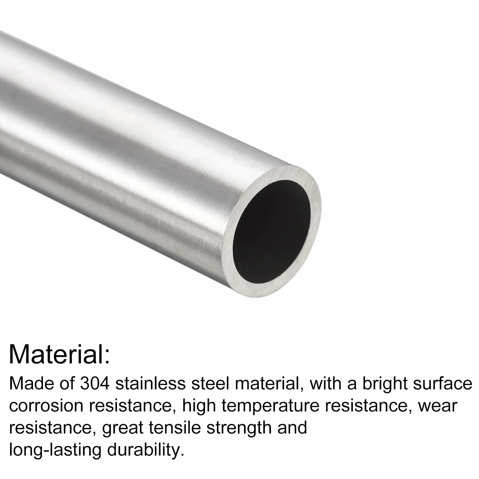 QUARKZMAN Rura ze stali nierdzewnej 304 OD 14 mm x 1,5 mm grubość ścianki 300 mm długość metalowe węże do maszyn przemysłowych