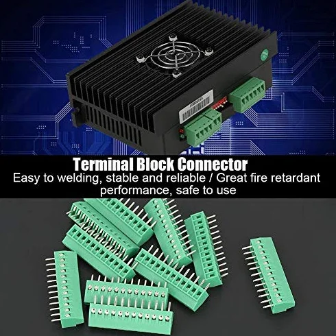 10 szt./zestaw 12 pinów 2,54 mm skok PCB śruba złącze blokowe stabilne zielone PCB uniwersalna śruba