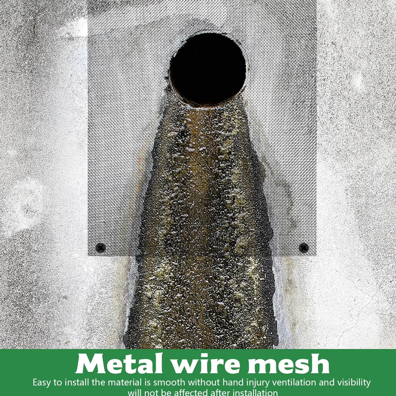 Zestaw 8 kratek drucianych 30 x 21 cm (20 mesh) – cienka perforowana blacha do szybów wentylacyjnych, osłony szybów świetlnych, ochrony przed owadami i myszami – odporna na wysokie temperatury, łatwa