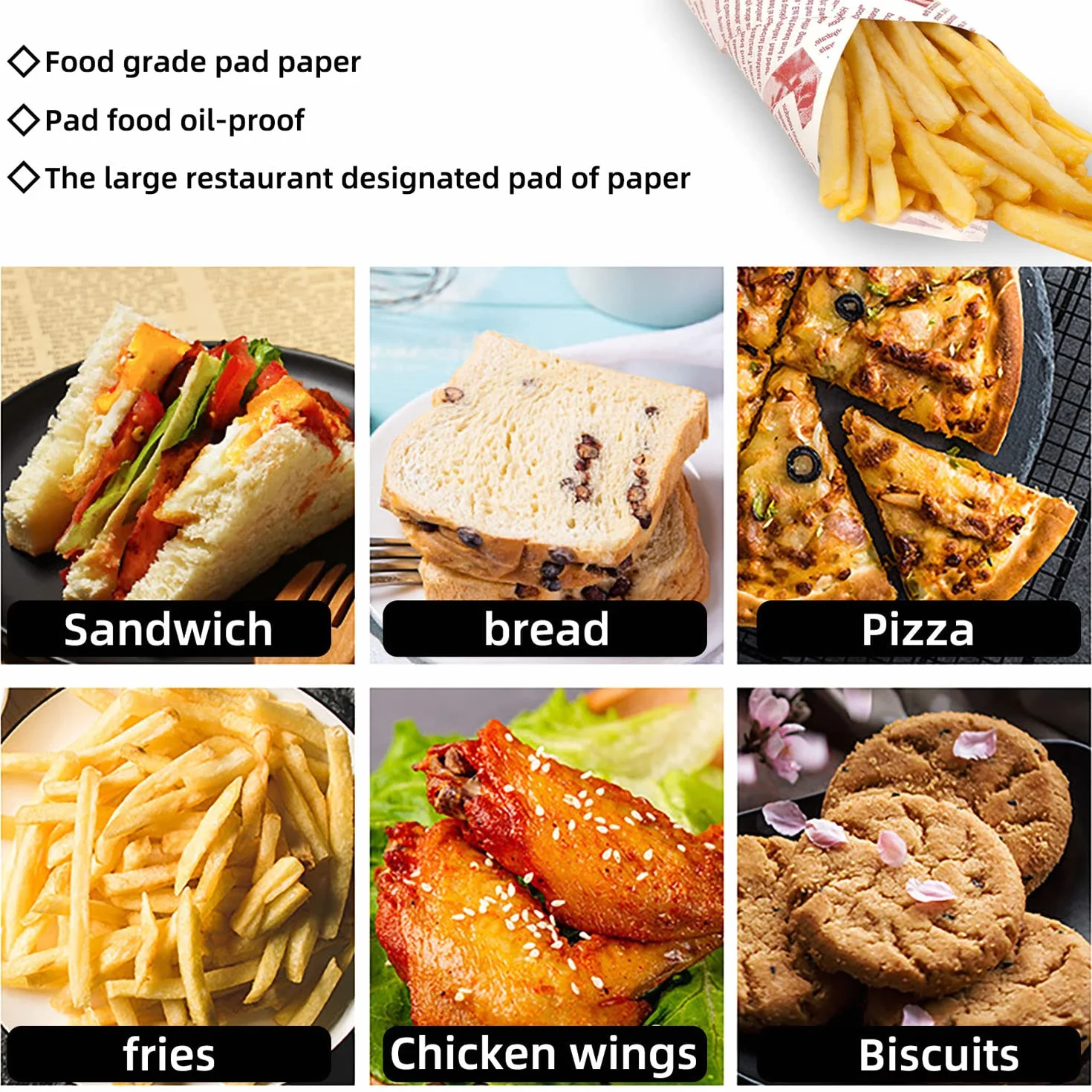 Papier do Pakowania Sera Wodoodporny Olejoodporny 100 Arkuszy
