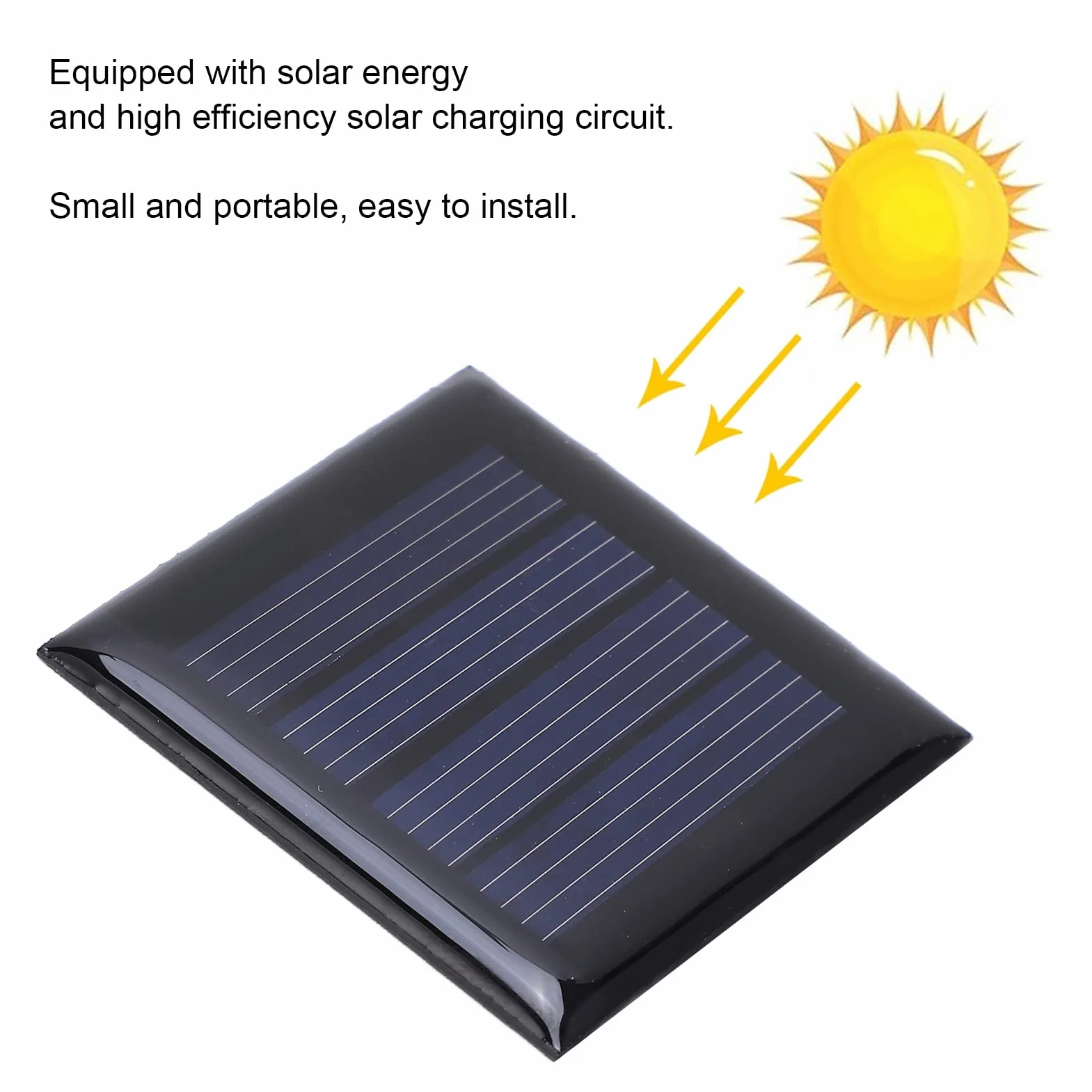 2 Sztuk 2 V 210mA 40x40mm/1.6x1.6in Mikro Panele Słoneczne Mini Panele Słoneczne Mini Ogniwa Słoneczne Ogniwa Fotowoltaiczne ładowarka DIY Zabawki Elektryczne Materiały