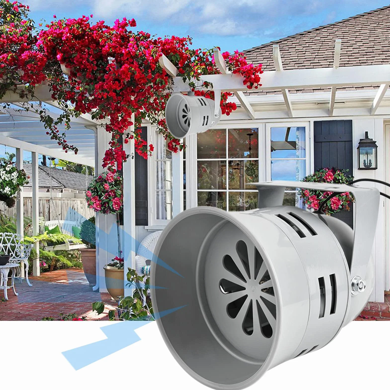 Elektromotor angetriebene Sirene 120DB Mini-Industrie Hoher Dezibel Daueralarmhorn AC220V