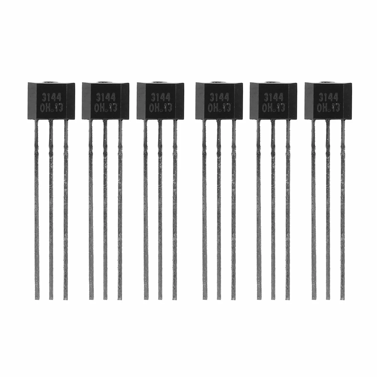 Respicefinem Czujnik Halla Magnetyczny 3144E Czujnik Halla T104 9. 0×6. 0×1. 0 10 sztuk dużo A3144 3144E Oh3144E efekt Halla przełączniki czujnika do 92Ua 3Pin Sip czujnik efektu