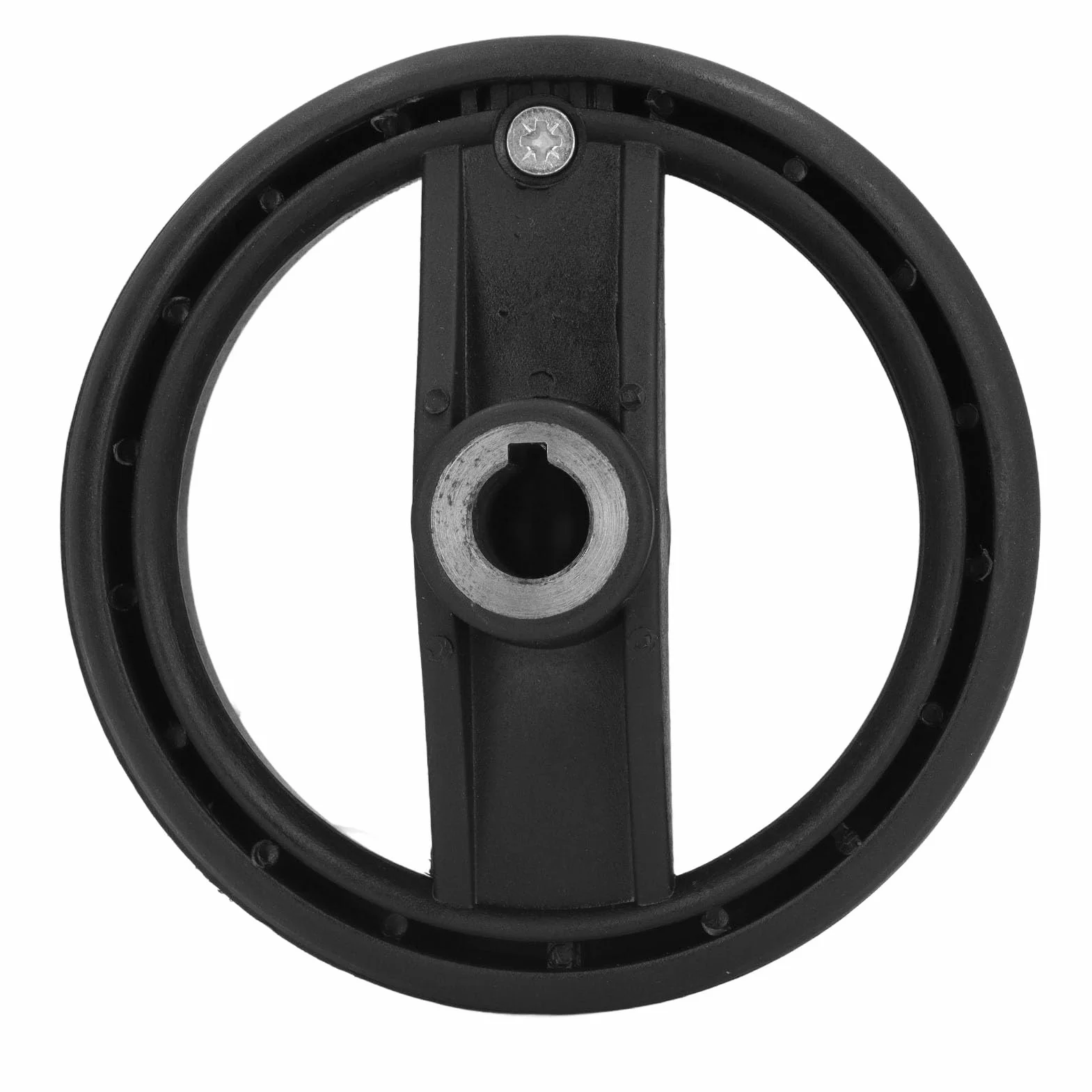 Okrągłe Koło Ręczne 12x100mm z Obrotowym Uchwytem do Wiertarki Tokarki