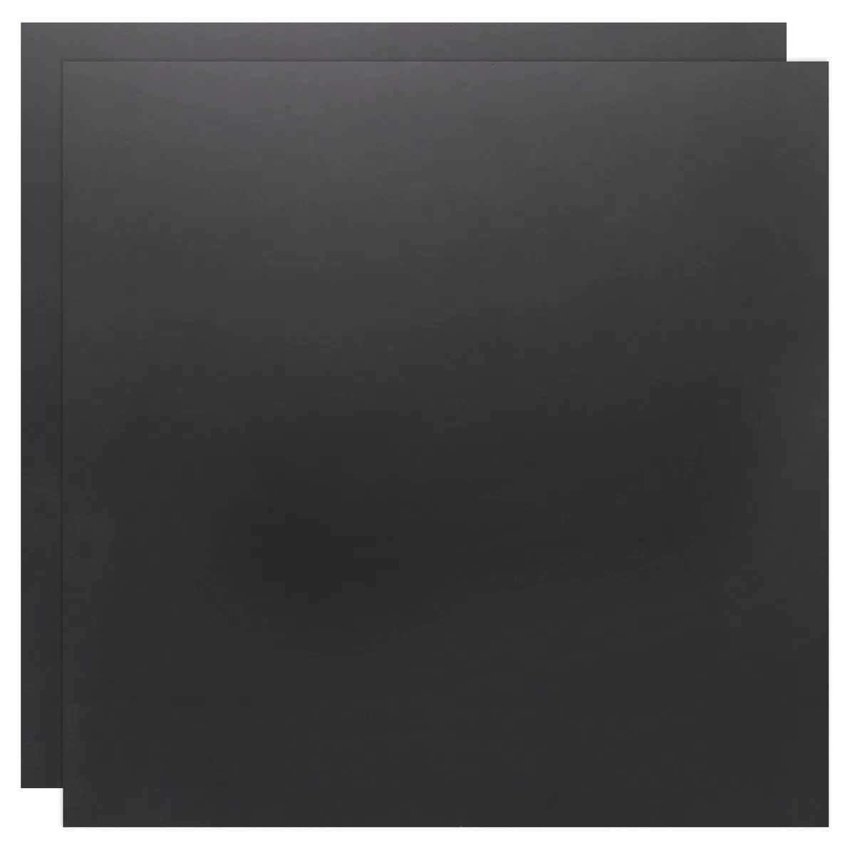 QUARKZMAN 2 sztuki płyty z tworzywa sztucznego ABS, grubość 0,04" 6" x 6", elastyczny twardy panel, termoformowalny panel do dekoracji domu, kolor czarny