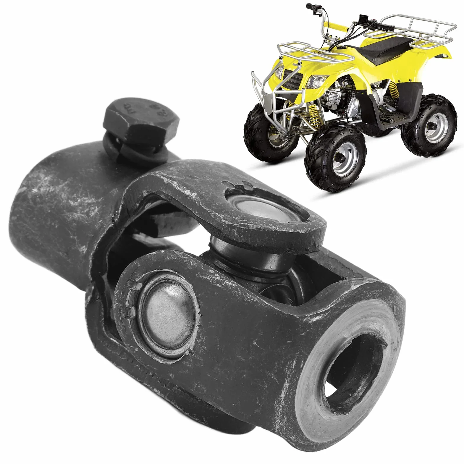 Przegub Uniwersalny Układu Kierowniczego 36T 15mm Stop Stali Heavy Duty do Gokartów Quadów UTV