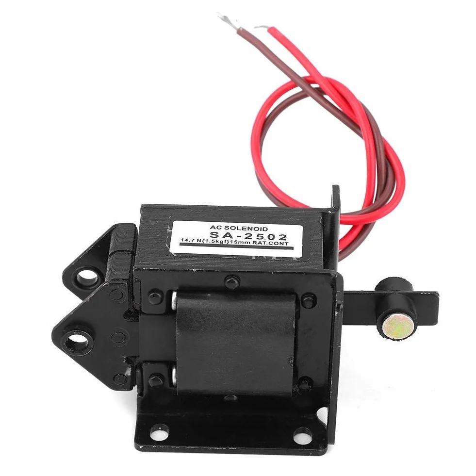 Elektromagnes AC 220 V 14,7 N 15 mm skok do automatyzacji przemysłowej