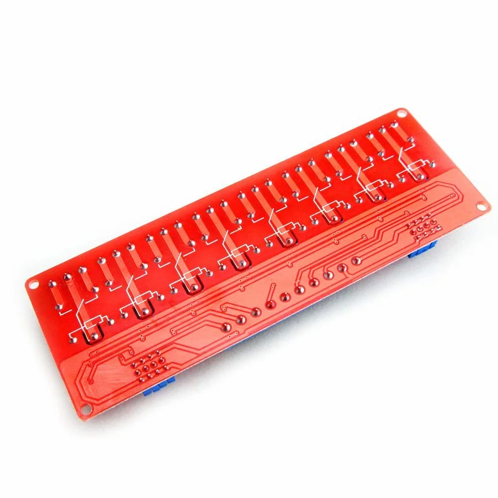 Hailege 12V 8 kanałowy moduł przekaźnika z OPTO-izolowanym wysokim i niskim poziomem wyzwalacza 8 sposobów przekaźnika Moduł dla Arduino