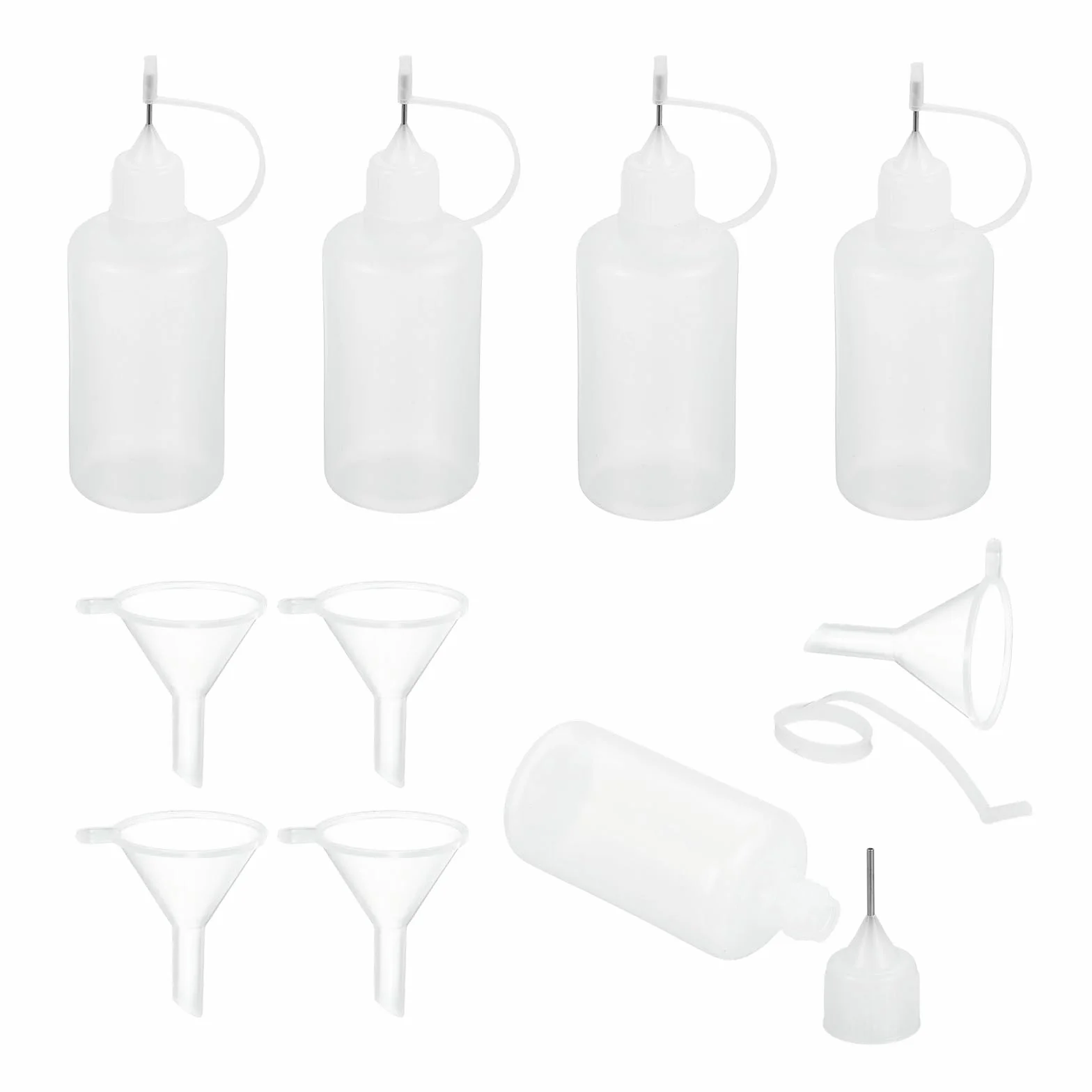 QUARKZMAN 5 szt. Miękka butelka z igłą 50 ml plastikowe aplikatory kleju