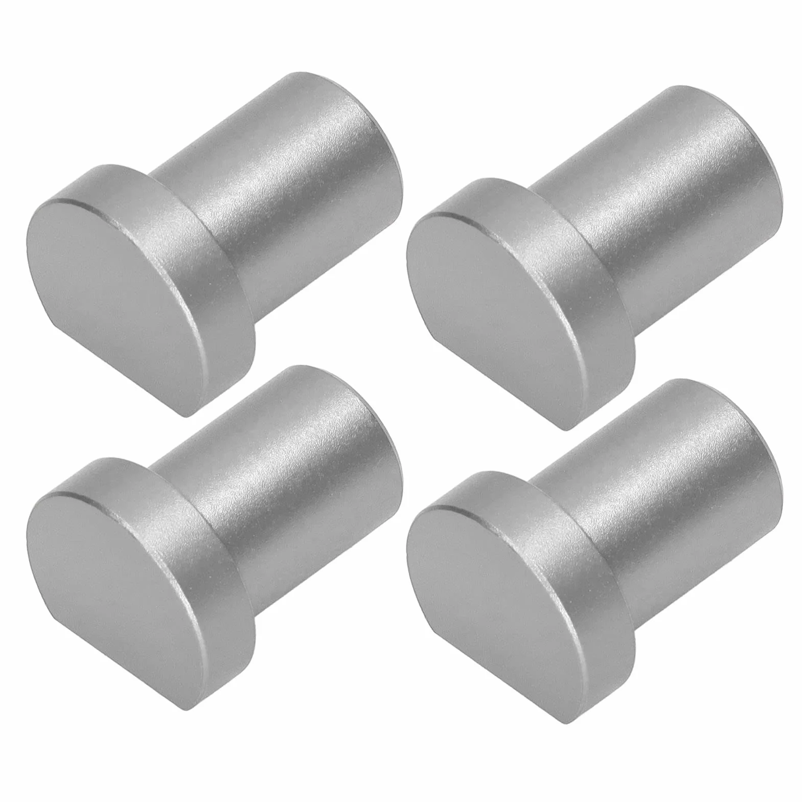 4 szt. Bloki limitu pulpitu do obróbki drewna, blok kart limitu stołu warsztatowego Blokada limitu do obróbki drewna o średnicy 20 mm Srebrny kolor