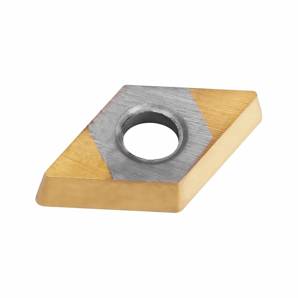 10 sztuk diamentowe frezy z węglika wolframu CNC wymienne tokarki frezarskie wkładki tokarskie z pudełkiem DCMT070204 US735 DCMT51.51 do stali