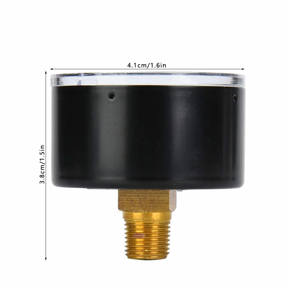 Manometr 10 Bar 1/8" BSPT Gwint 0-60psi 0-4bar do Wody Powietrza Oleju
