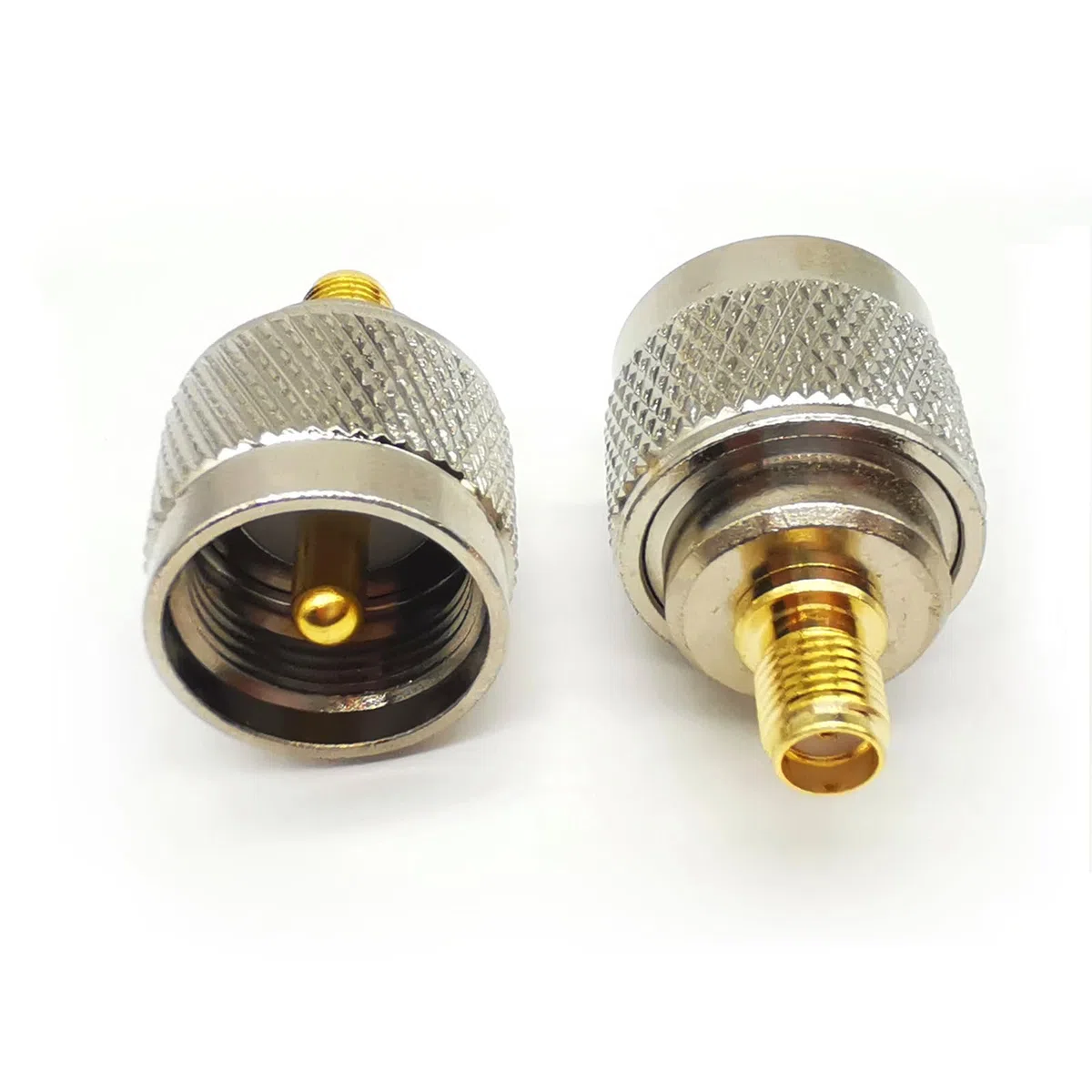 2 sztuki SMA na PL259 SO239 adapter koncentryczny, gniazdo SMA o niskiej stratności na wtyczkę PL259 UHF, złącze koncentryczne do anten radiowych CB, anten amatorskich, urządzeń wideo i WLAN