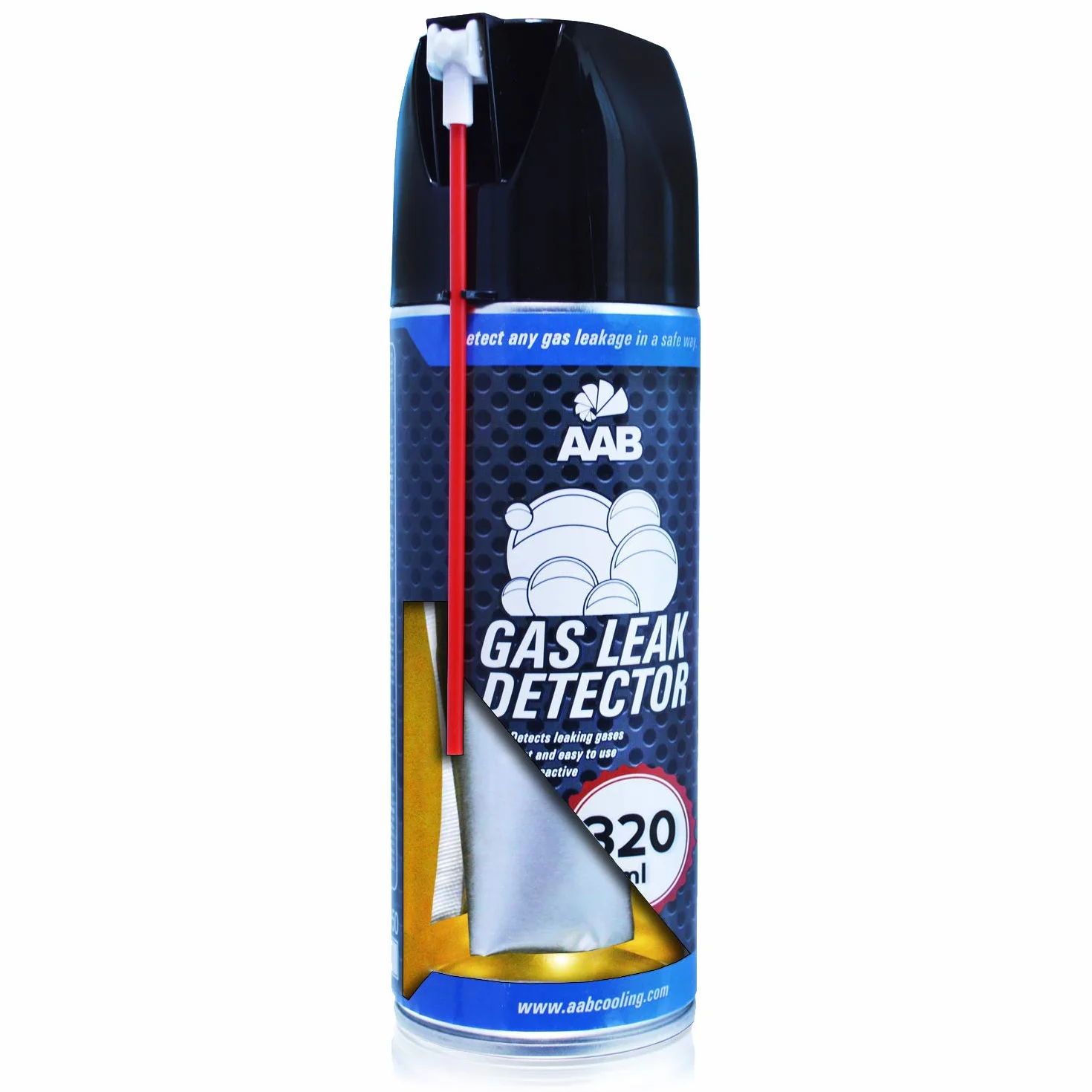 AABCOOLING Gas Leak Detector 320ml - Tester Szczelności, Wykrywacz Wycieku Gazu, Spray do Wykrywania Nieszczelności