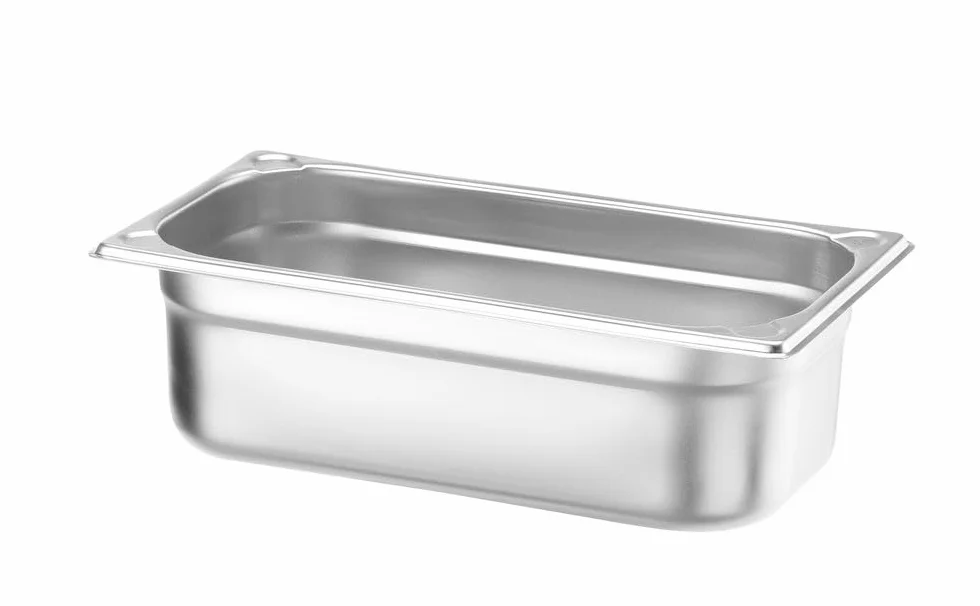HENDI Pojemnik GN1/3 ze stali nierdzewnej 4L 325x176x100mm odporny na temperaturę -40°C do 250°C