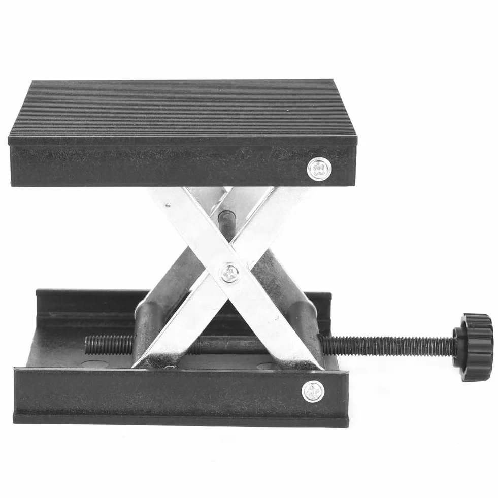 Podnośnik Mini Jack, Plastikowa Płyta i Wspornik Metalowy Platforma Podnosząca Stojak na Poziom/laboratorium 90X90Mm