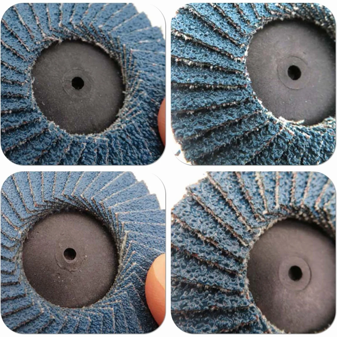 ANBOO 24 szt. tarcze wachlarzowe 50 mm tarcze szlifierskie