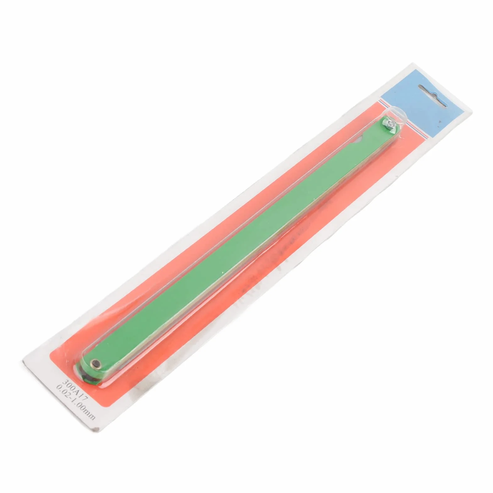 Szczelinomierz 300mm 17 Ostrzy Precyzyjny Miernik Szczeliny Stal Nierdzewna Zakres 0.02-1.00mm do Silników i Mechaniki Metryczny
