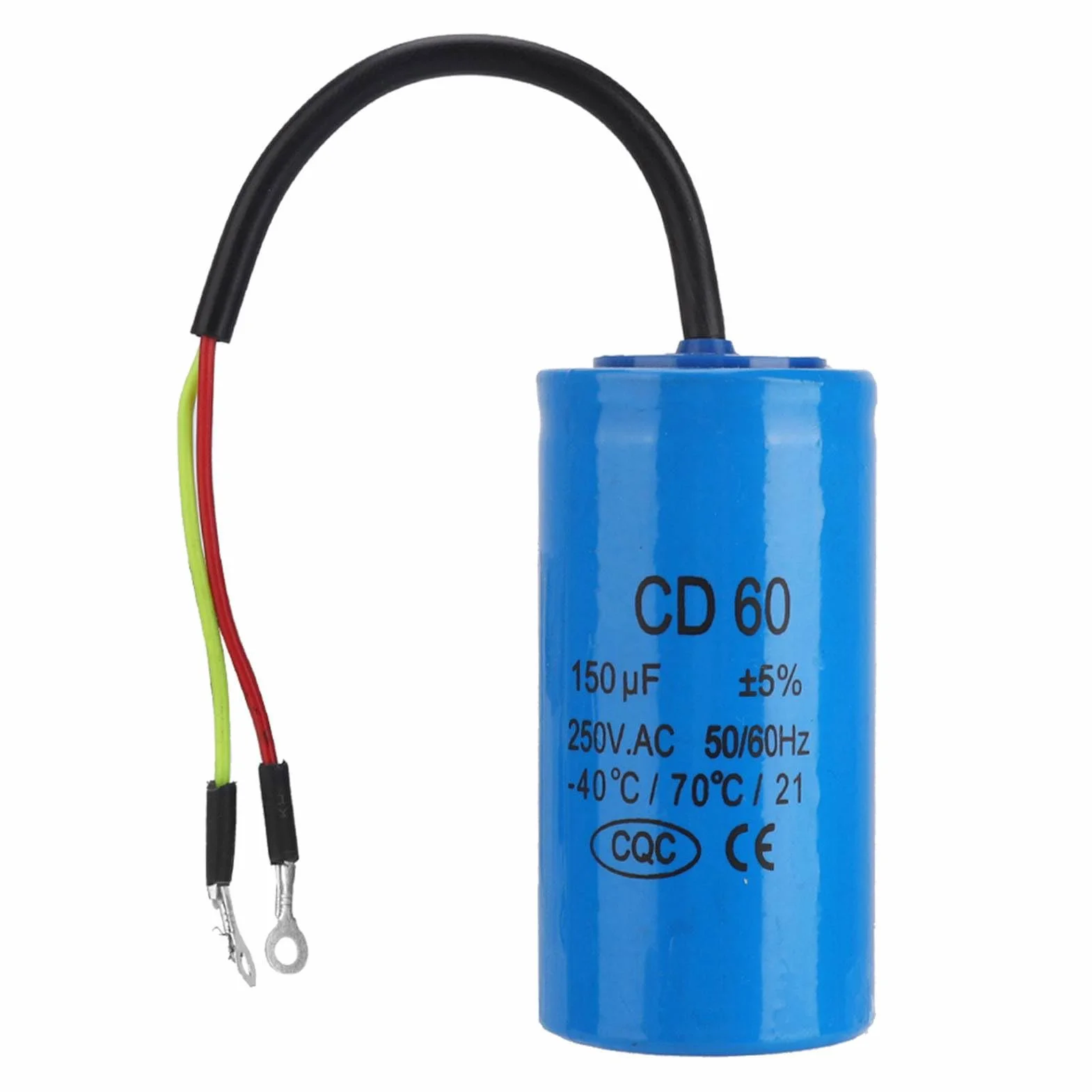 Kondensator Roboczy 450V 150uF CD60 250V AC do Silników Jednofazowych Klimatyzatorów Sprężarek