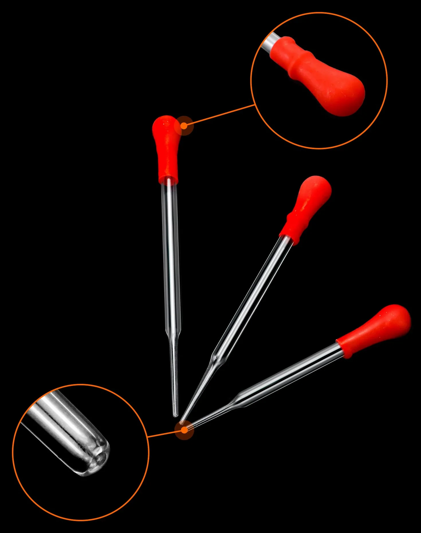 QWORK Szklany cylinder z podziałką 5 ml 10 ml 50 ml 100 ml z pipetami szczotką do probówek i prętem do mieszania