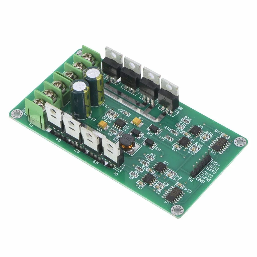 Moduł sterownika silnika Dual DC H-Bridge 3 ~ 36 V 10 A Peak 30 A moduł PWM do regulacji prędkości, MOSFET IRF3205 moduł napędowy silnika Driver Board do robota Smart Car