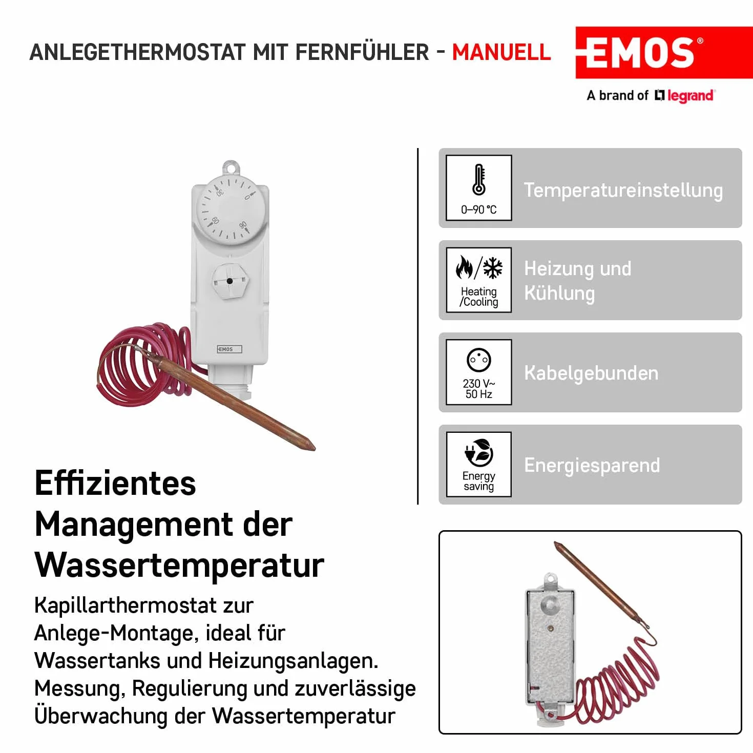 Emos termostat T80 F
