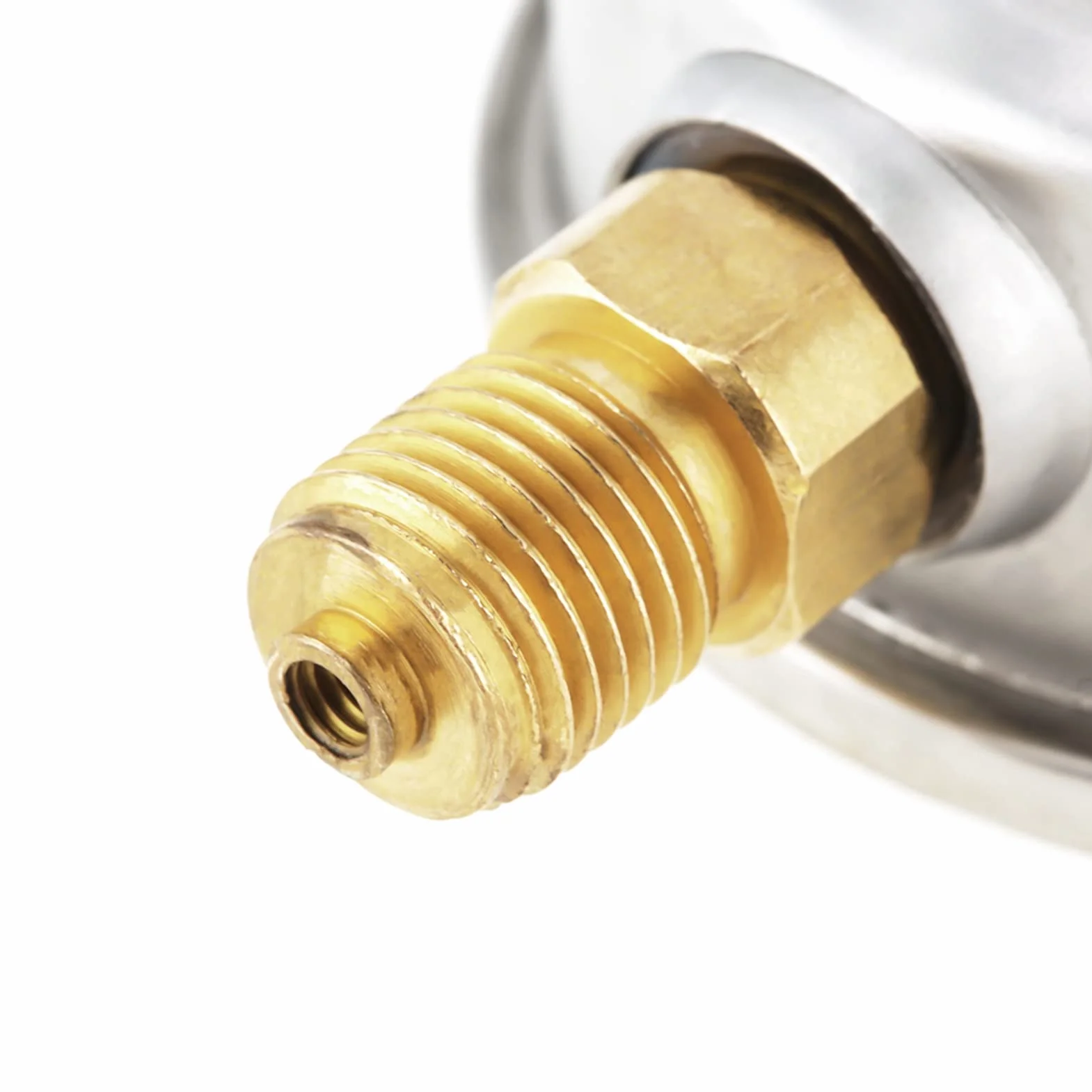 Manometr hydrauliczny Xinrub 63 mm Ciśnienie wody napełnionej gliceryną 1/4 NPT podwójna skala 0-400 BAR / 0-5800