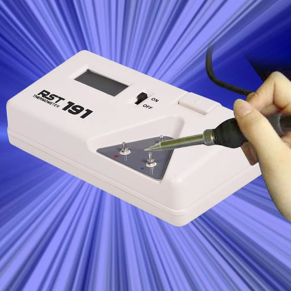 Löttemperatur Tester Elektrische Lötkolbenspitze Thermometer Sensor Digitalanzeige Werkzeug
