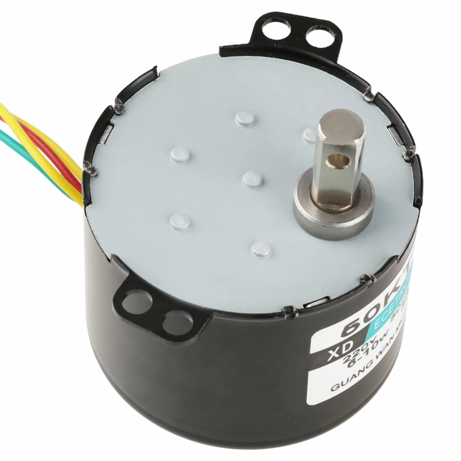 AC 220V synchroniczny silnik przekładni CW/CCW z redukcją momentu obrotowego 5-50RPM 6-10W miniaturowy silnik synchroniczny (30 obrotów)