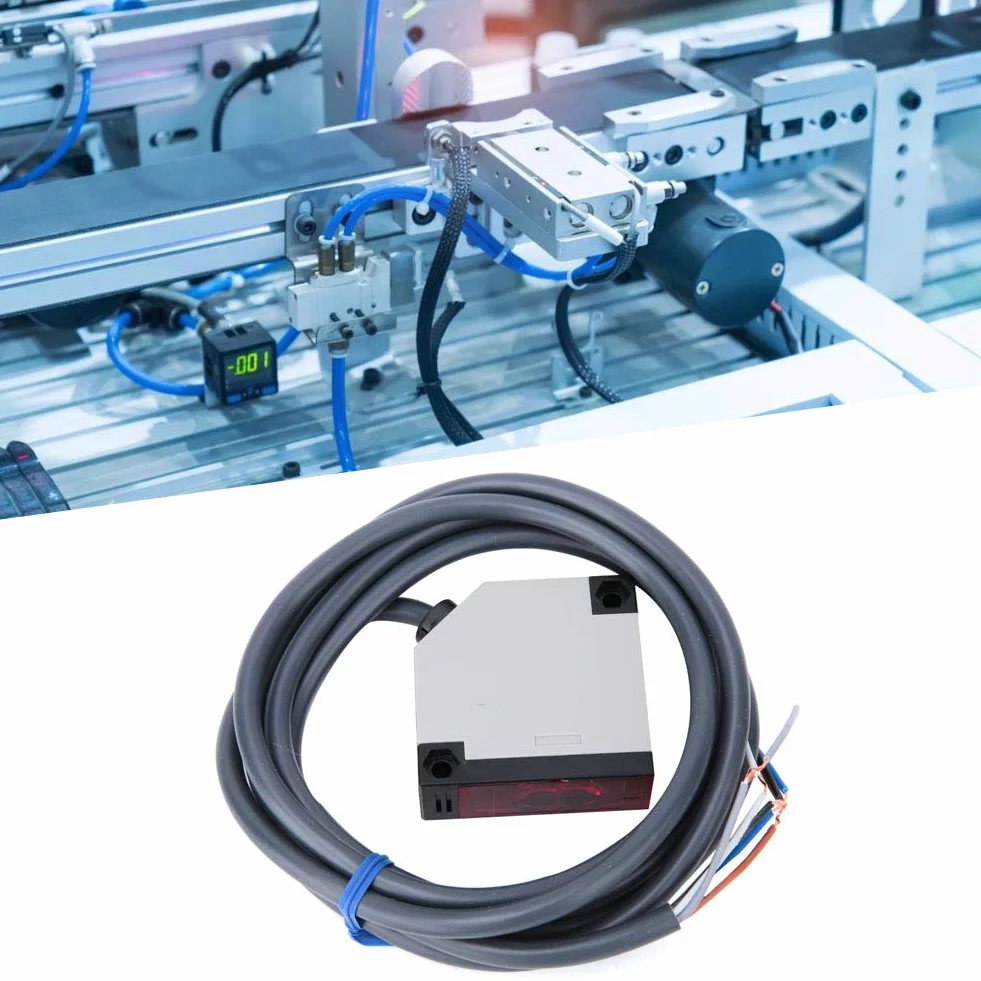 E3JK-DS30M1 Czujnik zbliżeniowy na podczerwień IP65 300mm Rozproszony przełącznik fotoelektryczny DC12-24V