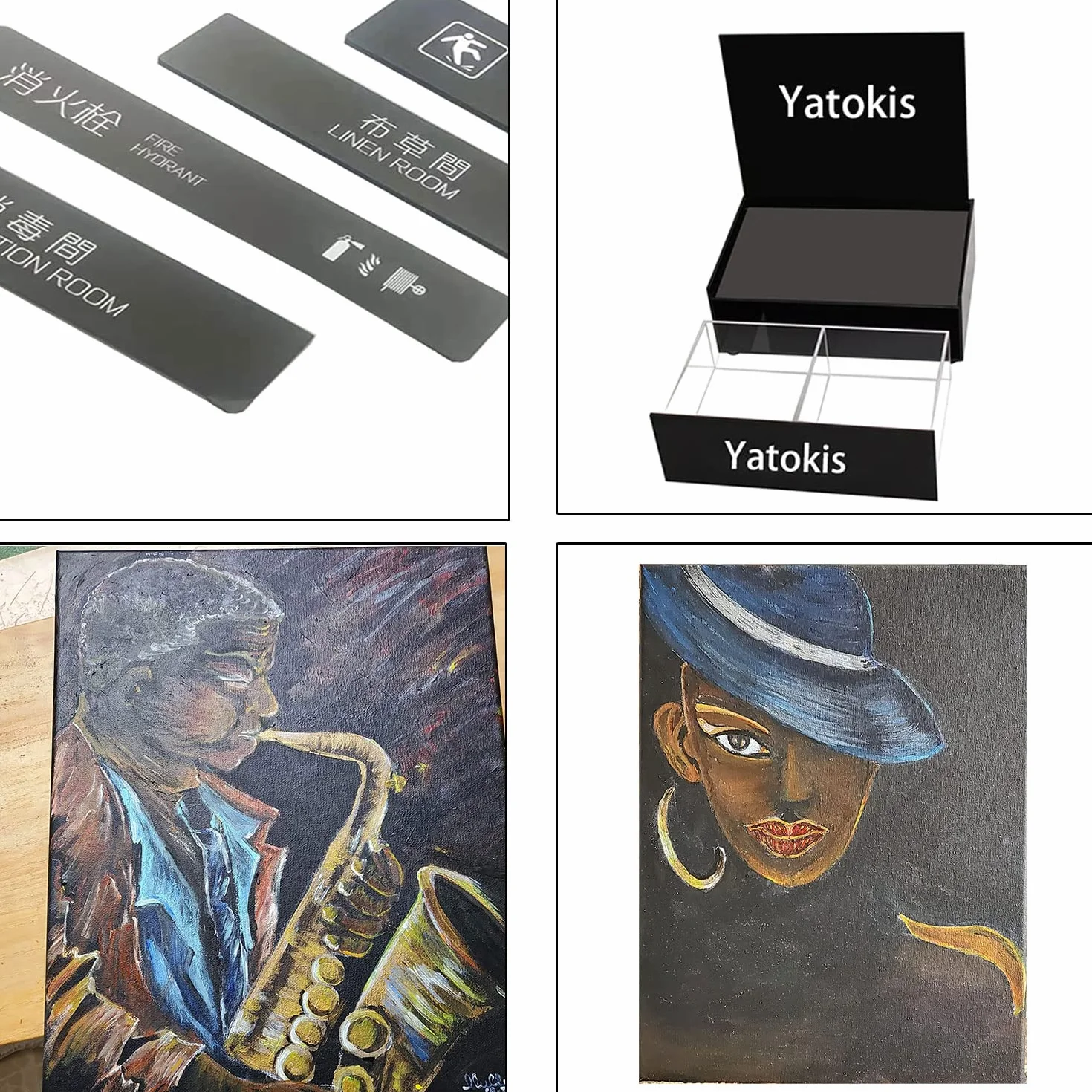 5 szt. Arkusze akrylowe czarne akrylowe puste kwadratowe znaki o grubości 2 mm do malowania obrazów DIY rzemiosło (15 x 10 cm) surowce