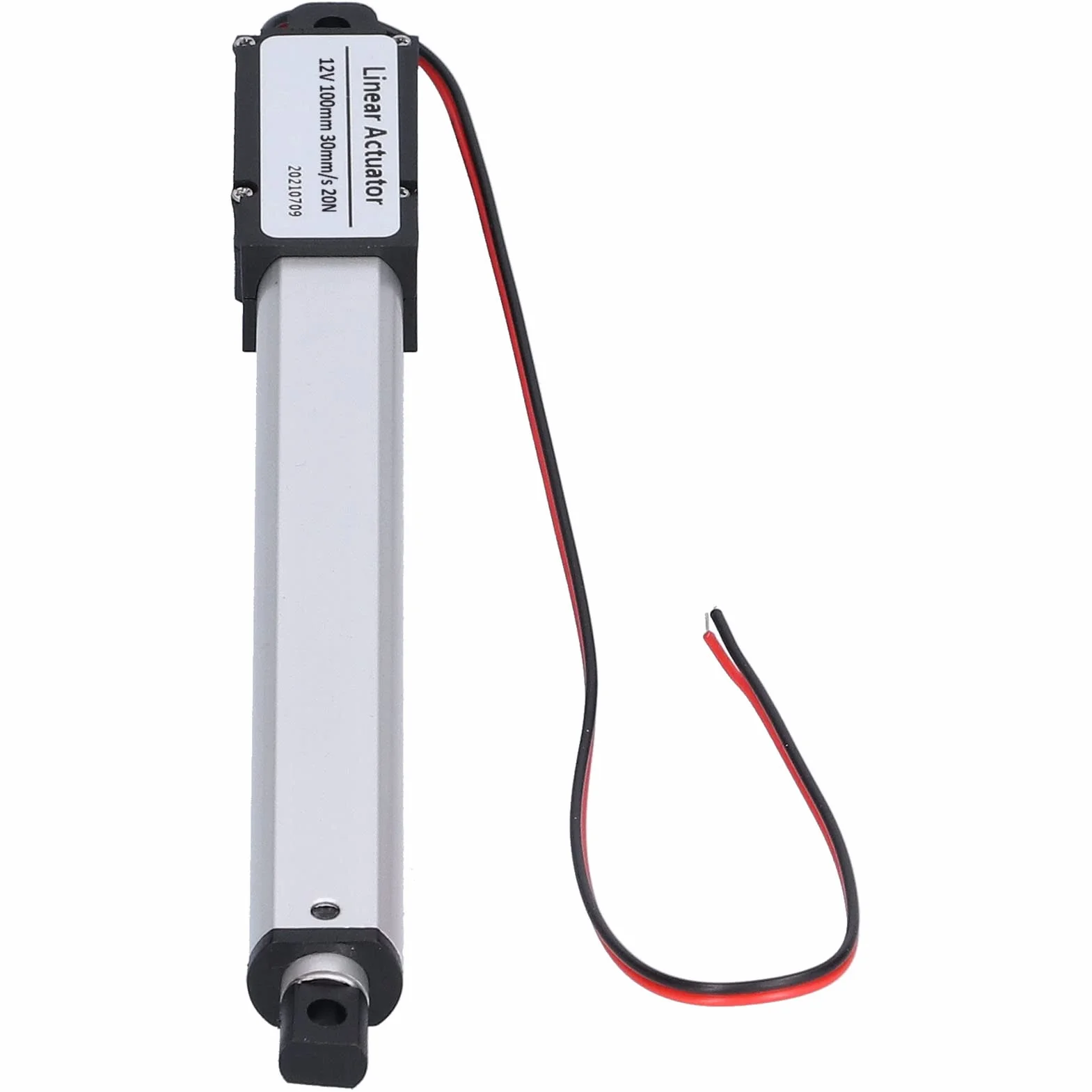 Napęd liniowy, DC 12 V, 100 mm, wewnętrzny wyłącznik krańcowy, mini, wodoszczelny, metal, mini napęd ruchowy do samodzielnego wykonania, robot, szafa, szuflady, zamknięcie, Cosplay (skok 100 mm – 30