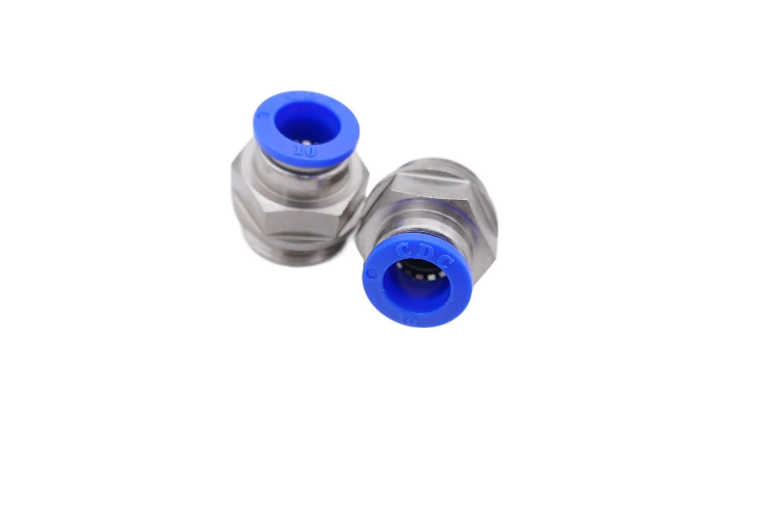 CDC pneumatyczne złącza wtykowe, proste G 1/8" na 8 mm IQS MPC 08G01, 4 sztuki