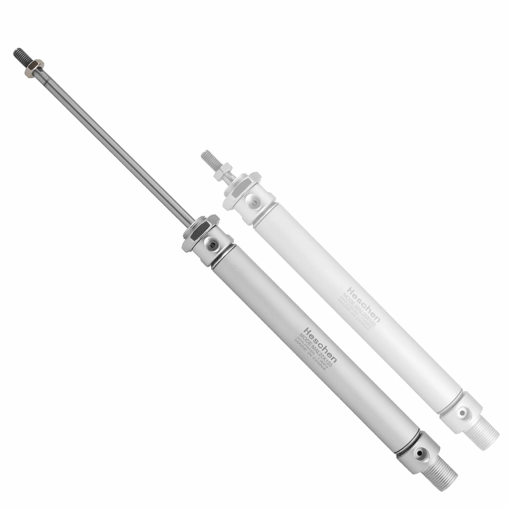 Heschen Pneumatyczny cylinder MAL 20-150 PT1/8 20 mm otwór 150 mm skok dwustronnego działania