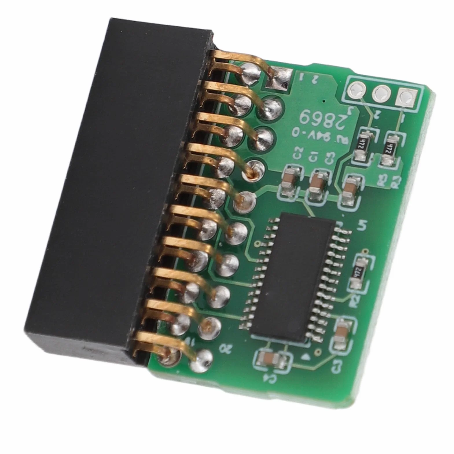 Moduł TPM2.0 Moduł LPC 20Pin dla SuperMicro AOM TPM 9665V TCG 2.0, Wymienny moduł Bezpieczeństwa TPM 2.0, łatwa Instalacja, Konstrukcja Pionowa