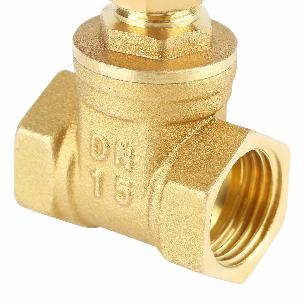Zawór Zasuwowy Dn15 Mosiężny G1/2 232Psi Zasuwa do Wody Oleju Gazu