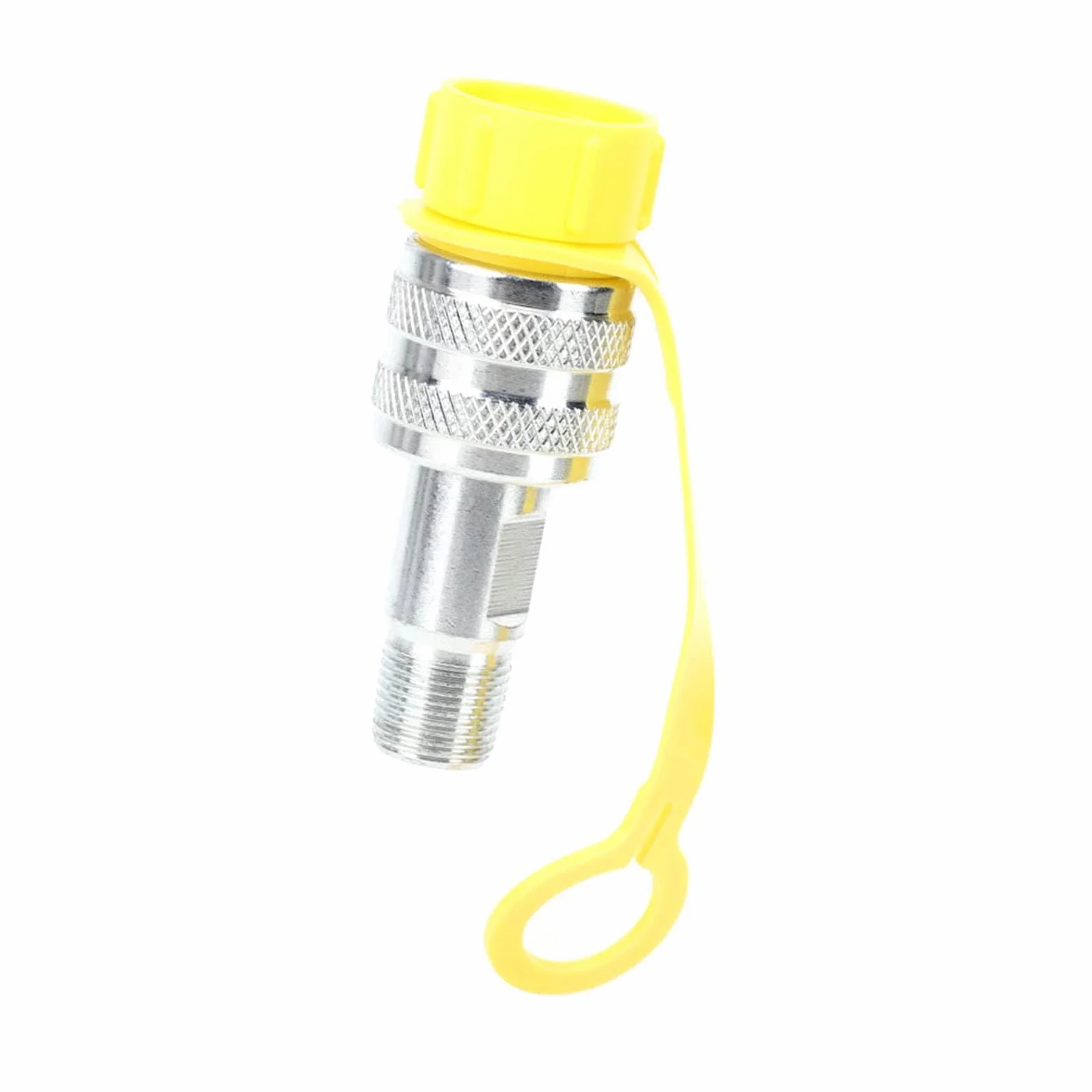 Szybkozłączki Hydrauliczne Gwint Zg 3/8 Zestaw Sprzęgieł Męskich i Żeńskich Żółty