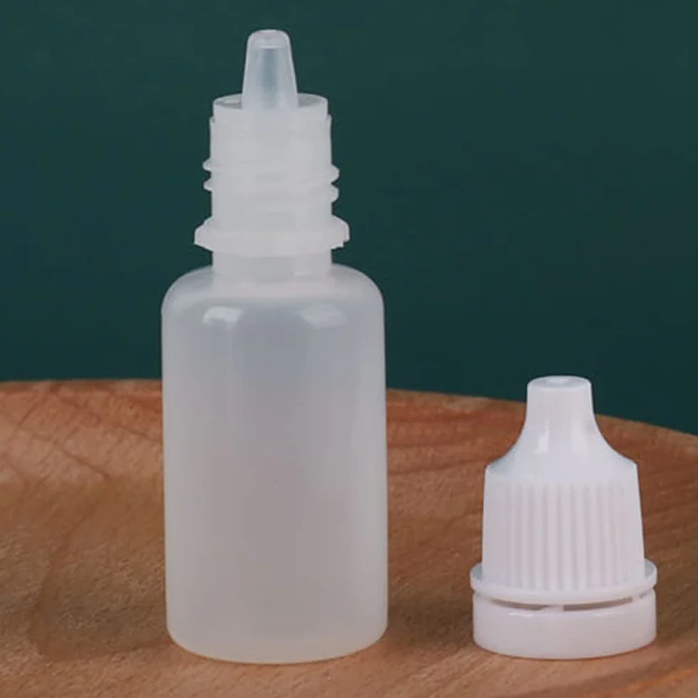 Plastikowa butelka z zakraplaczem 50 ml pusta wyciskana 10 szt