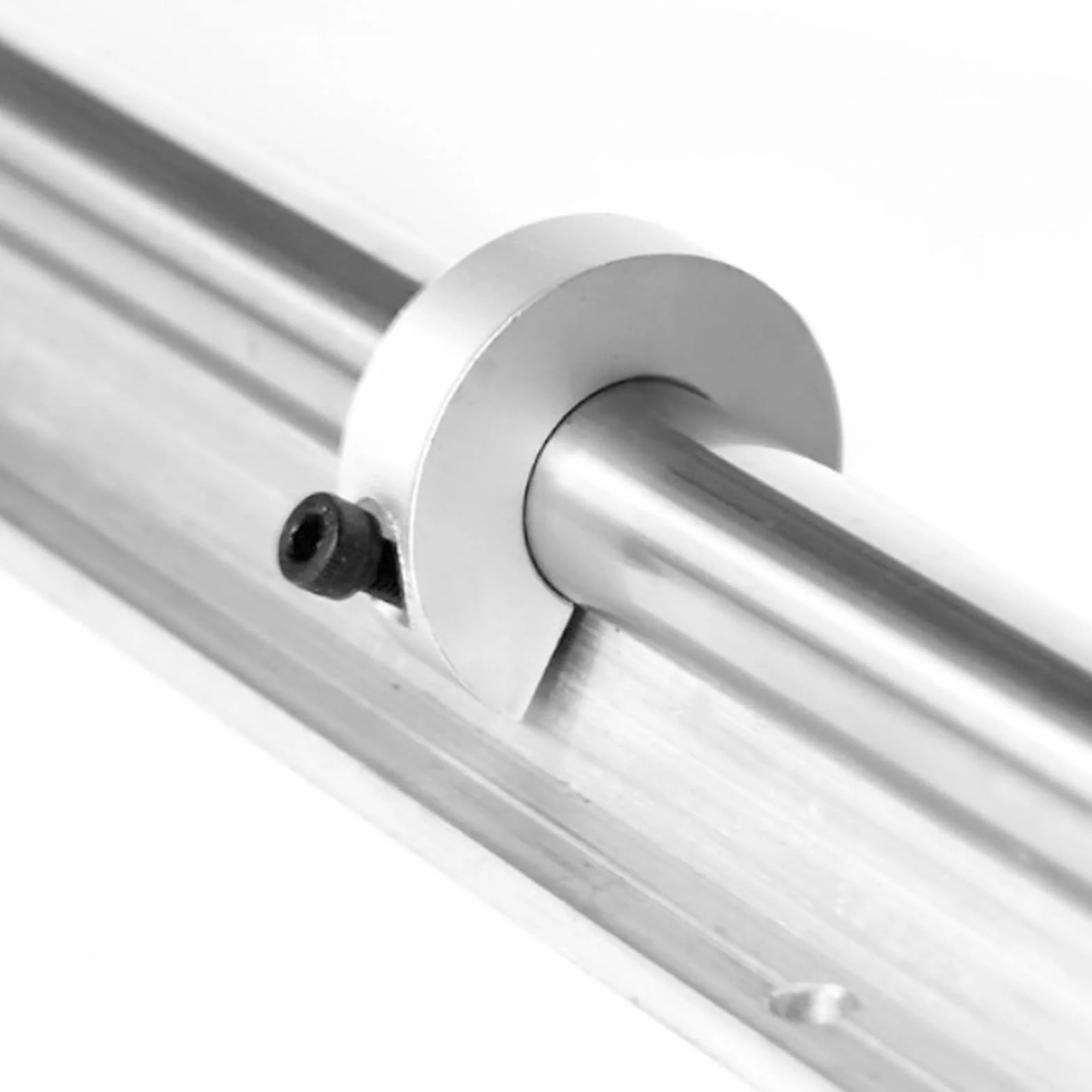 Liniowe Kołnierze Zatrzymujące Szyny, 4 szt. Kołnierz Wału ze Stopu Aluminium SBR20 ze śrubą ustalającą M4, Rozmiar Otworu 20 Mm, średnica Zewnętrzna 40 Mm, grubość 12 Mm
