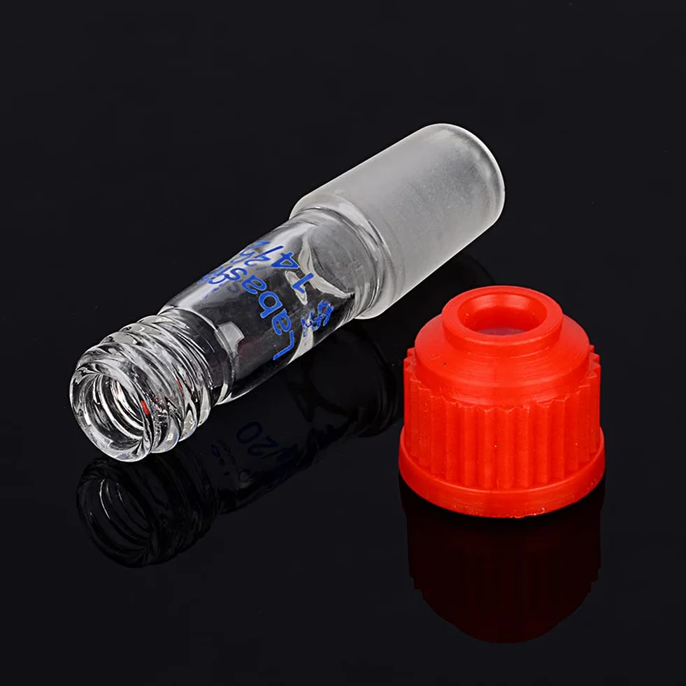 Labasics Adapter wlotowy termometru z przegubem wewnętrznym 14/20, wysokość 80 mm, do aparatów destylacyjnych (złącze 19/22)