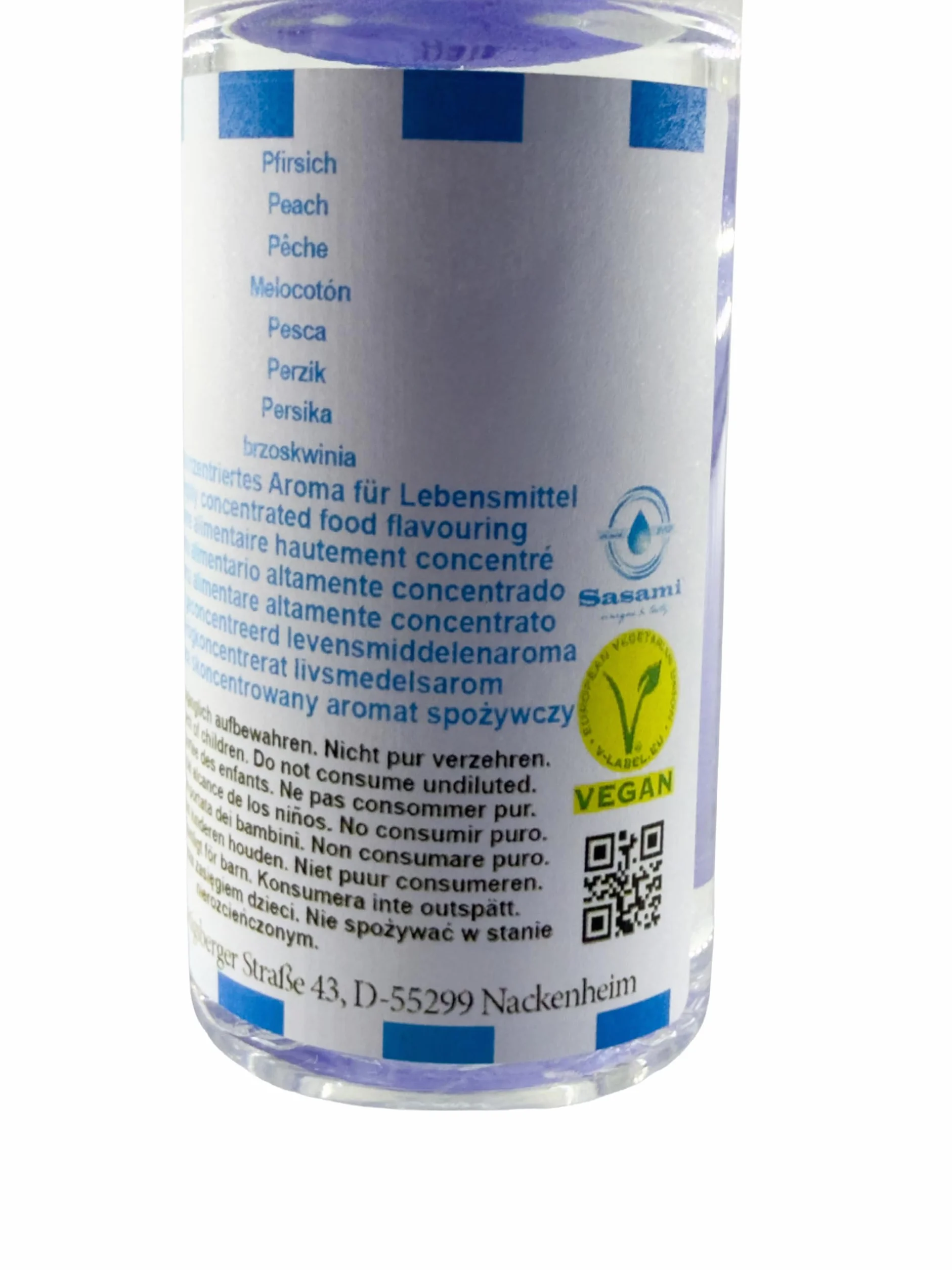 brzoskwinia Aromat Koncentrat - wegański - Sasami - 10ml