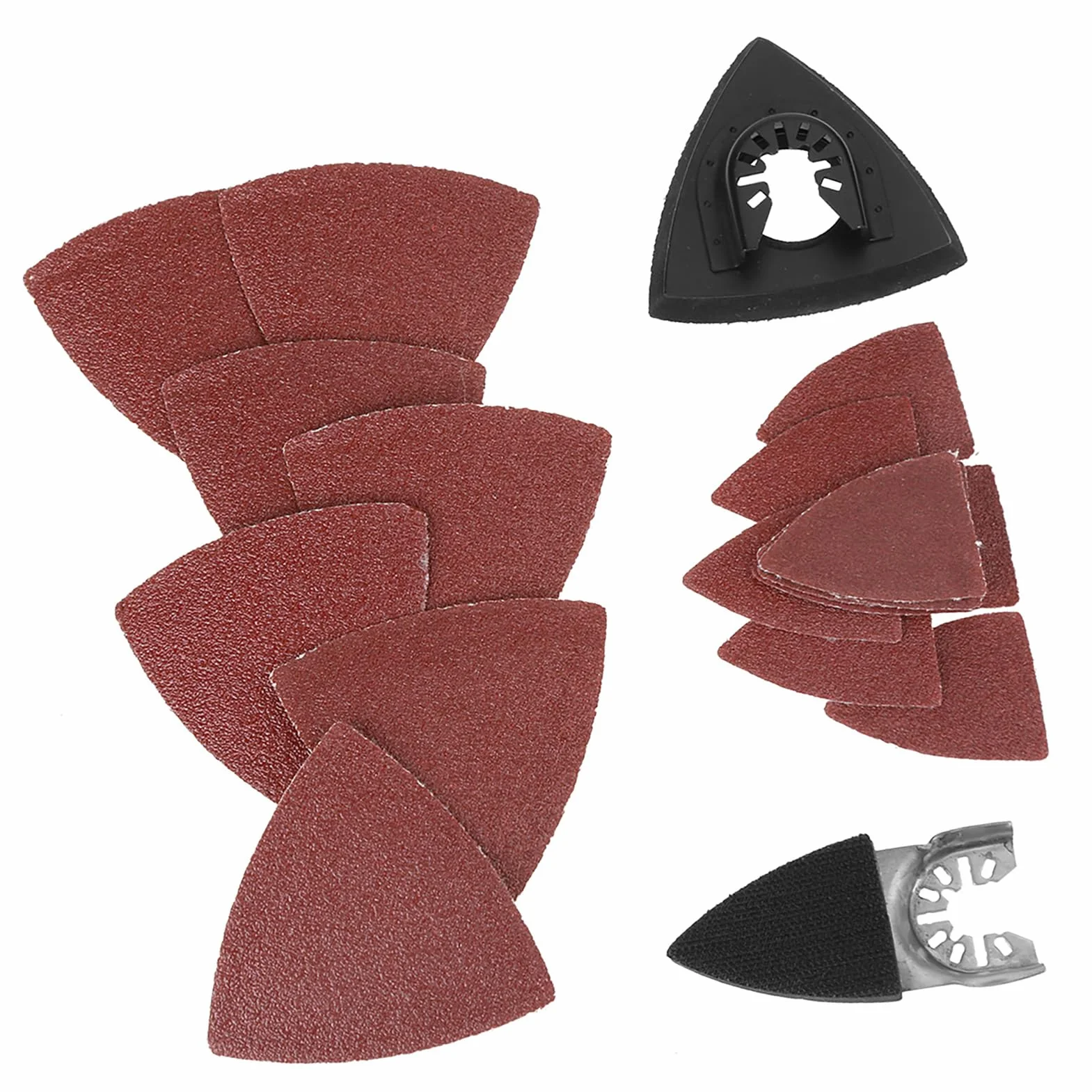 82 stücke Oszillierende Säge Schleifsatz Oszillierende Multi Tool Sand Pad für Stanley Multimaster