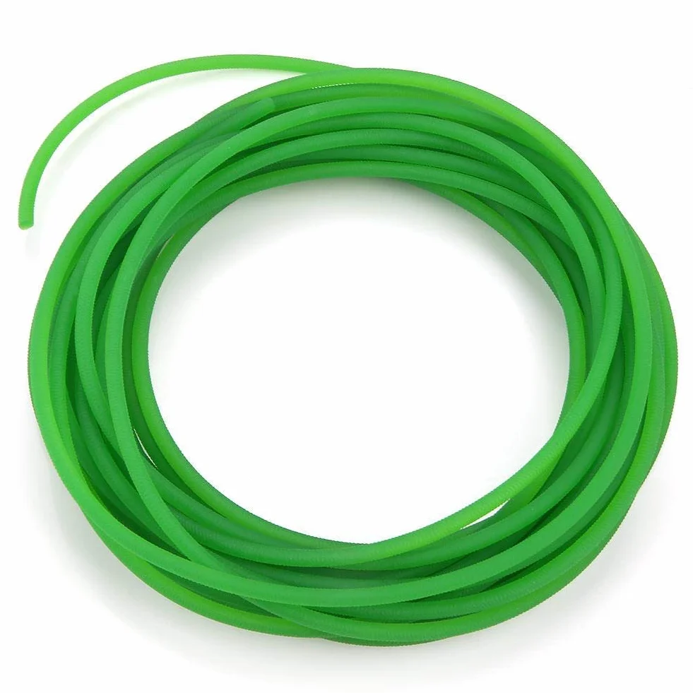 PU Okrągły Pasek Napędowy Szorstka Powierzchnia 4 mm 10 m Zielony