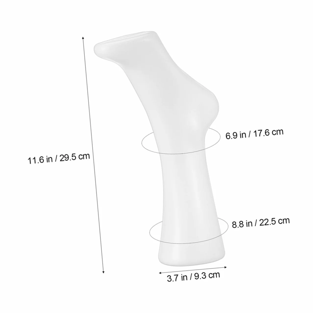 Thick Plastic Fake Foot Model for Sock Display Stable Female Mannequin Foot Prop Realistic Proportions for Shop And Store Use