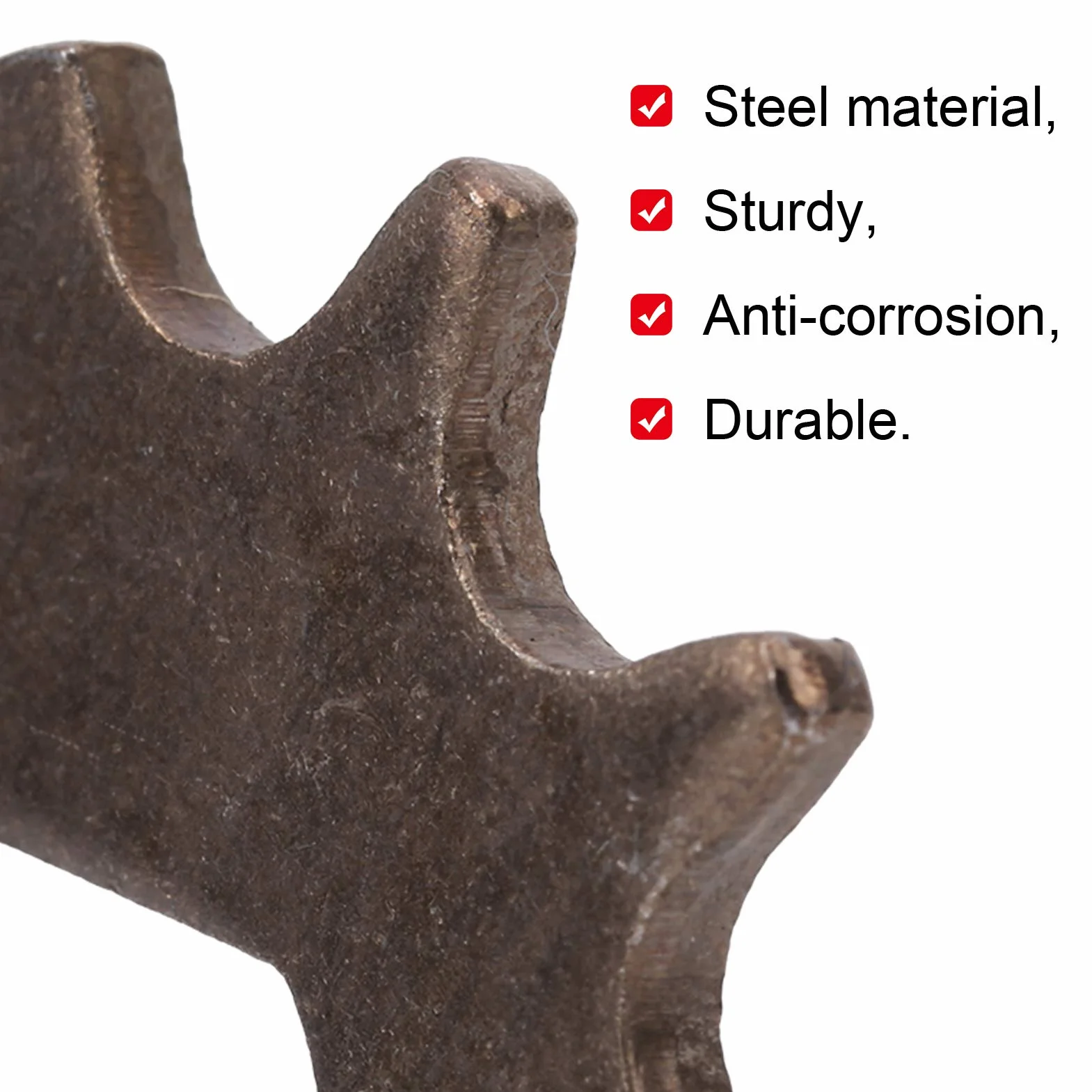 Zębatka Klanata Steel 11 zębów, wymiana koła łańcucha rowerowego, zębatka 11T z kwadratowym otworem dla średnicy wewnętrznej 0,5 x 0,7 cala